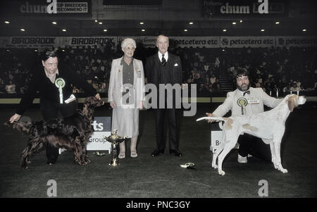 Die crufts Dog Show, Earls Court, London, England. 1989 Stockfoto