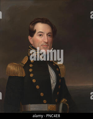 David Glasgow Farragut. Datum/Zeitraum: 1838. Malerei. Öl auf Leinwand. Höhe: 769 mm (30.27 in); Breite: 635 mm (25 in). Autor: WILLIAM SWAIN. Stockfoto