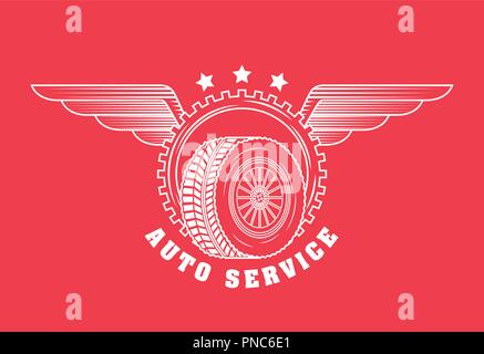 Auto Reparatur Service Stock Vektor