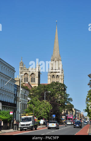 Die Kirche Unserer Lieben Frau von der Himmelfahrt und der englischen Märtyrer, die Hills Road, Cambridge, England, Großbritannien Stockfoto