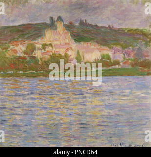 Vétheuil. Datum/Zeitraum: 1902. Malerei. Öl auf Leinwand Öl auf Leinwand. Höhe: 900 mm (35,43 in); Breite: 930 mm (36,61 in). Autor: CLAUDE MONET. MONET, Claude. Stockfoto