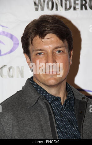 Nathan Fillion Förderung Netflix Original Serie "eine Reihe von unglücklichen Ereignissen' am Tag 2 der WonderCon Anaheim 2018. Statt im Anaheim Convention Center in Anaheim, CA. 23. März 2018. Foto: Richard Chavez/PictureLux Stockfoto