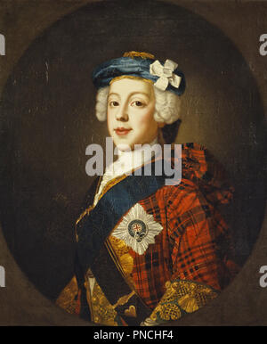 Prinz Charles Edward Stuart, 1720 - 1788. Der älteste Sohn des Prinzen James Francis Edward Stuart. Datum/Zeitraum: 1750. Malerei. Öl auf Leinwand. Höhe: 762 mm (30 in); Breite: 638 mm (25.11 in). Autor: William Mosman. Stockfoto