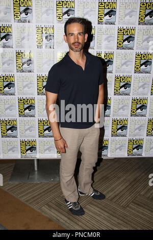 Christopher Gorham Förderung der neuen DC-Universum Film "Der Tod von Superman" an der San Diego Comic Con International 2018. Gehalten an der Hilton Bucht in San Diego, CA. Juli 20, 2018. Foto: Richard Chavez/PictureLux Stockfoto