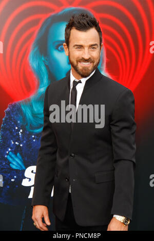 Justin Theroux bei der Premiere von lionsgate's "Der Spion, der entleerte mich' im Fox Village Theater in Westwood, CA, 25. Juli 2018 statt. Foto von Joseph Martinez/PictureLux Stockfoto