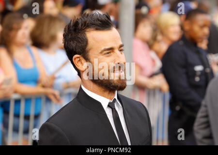 Justin Theroux bei der Premiere von lionsgate's "Der Spion, der entleerte mich' im Fox Village Theater in Westwood, CA, 25. Juli 2018 statt. Foto von Joseph Martinez/PictureLux Stockfoto