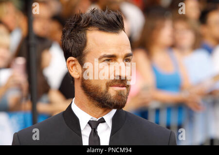 Justin Theroux bei der Premiere von lionsgate's "Der Spion, der entleerte mich' im Fox Village Theater in Westwood, CA, 25. Juli 2018 statt. Foto von Joseph Martinez/PictureLux Stockfoto
