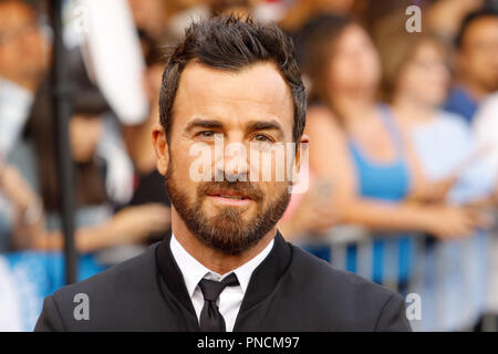Justin Theroux bei der Premiere von lionsgate's "Der Spion, der entleerte mich' im Fox Village Theater in Westwood, CA, 25. Juli 2018 statt. Foto von Joseph Martinez/PictureLux Stockfoto