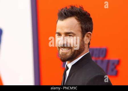Justin Theroux bei der Premiere von lionsgate's "Der Spion, der entleerte mich' im Fox Village Theater in Westwood, CA, 25. Juli 2018 statt. Foto von Joseph Martinez/PictureLux Stockfoto