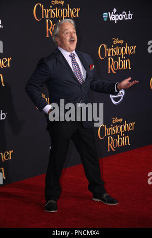 Jim Cummings (Stimme von Winnie the Pooh und Tigger) bei Disney World's Premiere von "Christopher Robin". Gehalten an der Walt Disney Studios Theater in Burbank, CA, 30. Juli 2018. Foto: Richard Chavez/PictureLux Stockfoto