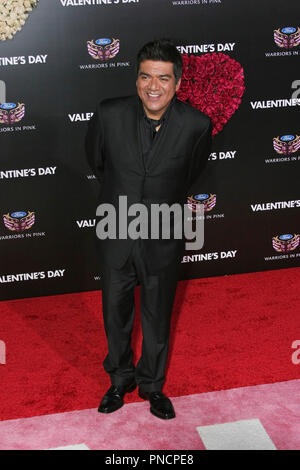 George Lopez am Los Angeles Weltpremiere von New Line Cinema "Valentinstag". Ankunft gehalten an der Grauman Chinese Theatre in Hollywood, CA. Februar 8, 2010. Foto: Richard Chavez/PictureLux Datei Referenz # LopezGeorge4 020810 RAC nur für redaktionelle Verwendung - Alle Rechte vorbehalten Stockfoto