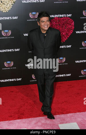 George Lopez am Los Angeles Weltpremiere von New Line Cinema "Valentinstag". Ankunft gehalten an der Grauman Chinese Theatre in Hollywood, CA. Februar 8, 2010. Foto: Richard Chavez/PictureLux Datei Referenz # LopezGeorge5 020810 RAC nur für redaktionelle Verwendung - Alle Rechte vorbehalten Stockfoto