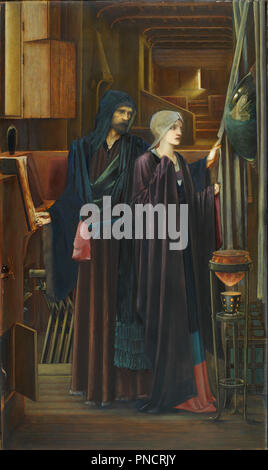 Der Assistent. Datum/Zeitraum: 1896/1898. Malerei. Öl auf Leinwand. Breite: 555 mm. Höhe: 930 mm. Autor: Edward Burne-Jones. Stockfoto