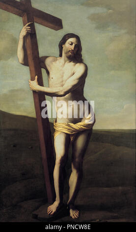 Cristo resucitado abrazado a la Cruz. Datum/Zeitraum: 1621. Malerei. Autor: Guido Reni. RENI, Guido. Stockfoto