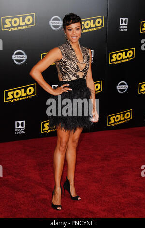 Carly Hughes bei der Premiere von Lucasfilm's 'Solo: ein Star Wars Story' in Hollywood, CA, 10. Mai 2018 statt. Foto von Joseph Martinez/PictureLux Stockfoto