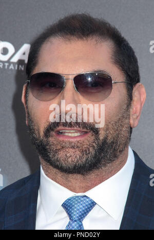 Dave Bautista 03/20/2018 Die Los Angeles Premiere von "Hotel Artemis" gehalten am Regency Bruin Theater in Los Angeles, CA Foto von Izumi Hasegawa/HNW/PictureLux Stockfoto