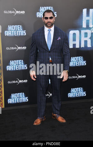 Dave Bautista im 'Hotel Artemis" Los Angeles Premiere gehalten an der Bruin Theater in Los Angeles, CA am Samstag, den 19. Mai 2018. Foto von PRPP/PictureLux Stockfoto