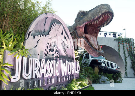 Atmosphäre 06/12/2018 'Jurassic Welt: Gefallene Königreich" Premiere auf der Walt Disney Concert Hall in Los Angeles, CA Foto von kazuki Hirata/HNW/PictureLux Stockfoto