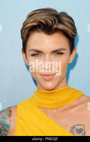 Ruby Rose bei der Premiere von Warner Bros.'' Das Meg' an der TCL Chinese Theatre in Hollywood, CA, 6. August 2018 statt. Foto von Joseph Martinez/PictureLux Stockfoto