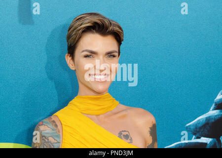 Ruby Rose bei der Premiere von Warner Bros.'' Das Meg' an der TCL Chinese Theatre in Hollywood, CA, 6. August 2018 statt. Foto von Joseph Martinez/PictureLux Stockfoto