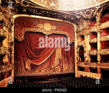 1980 s das Palais Garnier Oper Halle DER OPERA PARIS FRANKREICH - kr 40275 PHT 001 HARS VERANSTALTUNGSORT Stockfoto