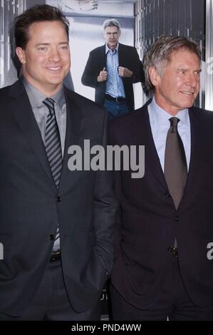 Brendan Fraser und Harrison Ford bei der Premiere von "außergewöhnliche Maßnahmen" Hollywood, CA, 19. Januar 2010 / PRPP/Picturelux Datei Referenz # BrandonFraserHarrison01 12010 PLX nur für redaktionelle Verwendung - Alle Rechte vorbehalten Stockfoto