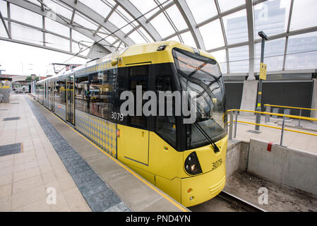 Victoria Bahnhof Metrolink. Manchester. Stockfoto