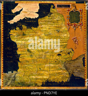 Frankreich. Datum/Zeitraum: 1576. Öl Malerei auf Holz. Höhe: 115 mm (4.52 in); Breite: 111 mm (4.37 in). Autor: STEFANO BONSIGNORI. Stockfoto