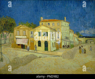 Das gelbe Haus ("Straße"). Datum/Zeitraum: Arles, September 1888. Malerei. Öl auf Leinwand. Höhe: 72 cm (28.3 in); Breite: 91,5 cm (36 in). Autor: VINCENT VAN GOGH. VAN GOGH, Vincent. Stockfoto