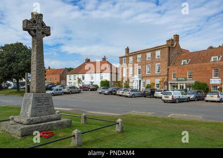 Ansicht von Burnham Market. Stockfoto