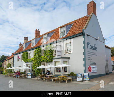 Die Hoste Arme in Burnham Market. Stockfoto