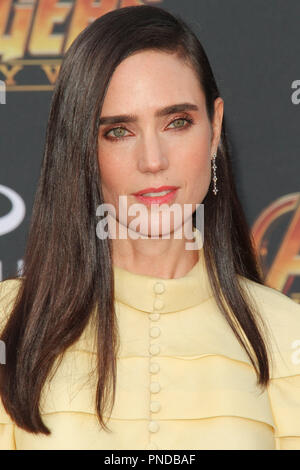 Jennifer Connelly bei der Weltpremiere von "Marvel Studios" Avengers: Infinity Krieg' auf dem Hollywood Blvd. in Hollywood, CA, 23. April 2018. Foto von Joseph Martinez/PictureLux Stockfoto