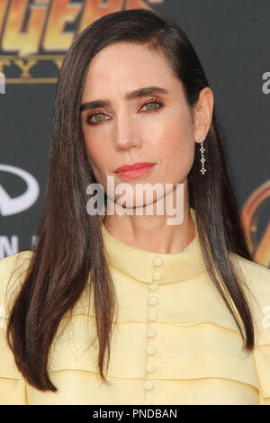 Jennifer Connelly bei der Weltpremiere von "Marvel Studios" Avengers: Infinity Krieg' auf dem Hollywood Blvd. in Hollywood, CA, 23. April 2018. Foto von Joseph Martinez/PictureLux Stockfoto