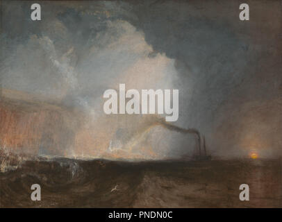 Staffa, Fingal's Cave. Datum/Zeitraum: 1831 bis 1832. Malerei. Öl auf Leinwand. Höhe: 908 mm (41.46 in); Breite: 1.213 mm (47,75 in). Autor: J. M. W. Turner. Stockfoto