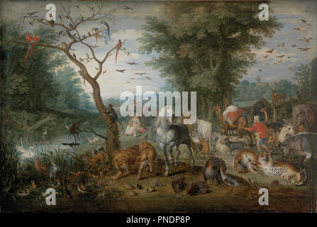 Der Garten Eden mit dem Sündenfall 1615 Jan Brueghel der ältere 1568