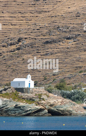 Orthodoxe Kirche in Kea Insel, Griechenland Stockfoto