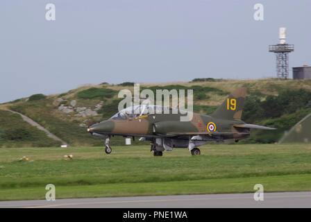 BAE Hawk T1 XX184, 19 qm, RAF Valley, Anglesey. Stockfoto