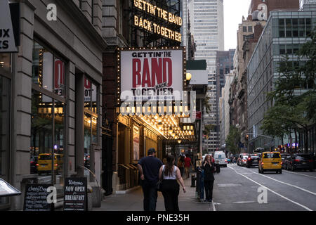 "Gettin' die Band wieder zusammen", Belasco Theatre, NEW YORK CITY, USA Stockfoto