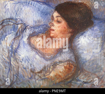 Studie. Datum/Zeitraum: 1908. Malerei. Öl auf Leinwand. Höhe: 545 mm (21.45 in); Breite: 665 mm (26.18 in). Thema: MONTURIOL, ISIDRE NONELL ich. Stockfoto