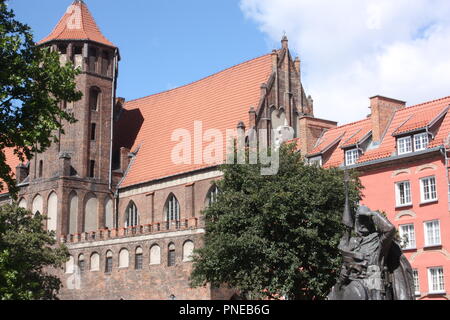 St. Nikolaus Kirche in Danzig, Polen Stockfoto