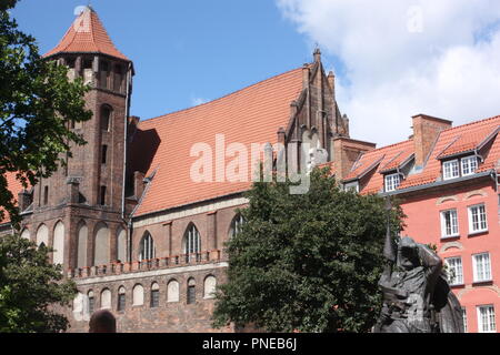 St. Nikolaus Kirche in Danzig, Polen Stockfoto