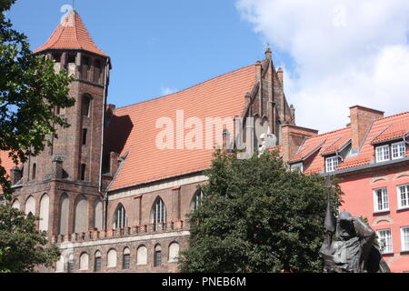 St. Nikolaus Kirche in Danzig, Polen Stockfoto