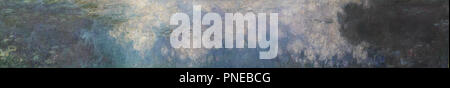 Les Nuages Seerosen - Die Wolken. Datum/Zeitraum: 1914 - 1926. Malerei. Höhe: 2000 mm (22.25 in); Breite: 12.750 mm (13,94). Autor: CLAUDE MONET. MONET, Claude. Stockfoto