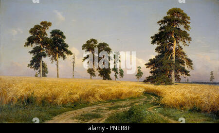 Roggen. Datum/Zeitraum: 1878. Malerei. Öl auf Leinwand. Höhe: 107 cm (42,1 in); Breite: 187 cm (73,6 in). Autor: Ivan Shishkin. Ivan Ivanovich Shishkin. SHISHKIN, Iwan Iwanowitsch. Stockfoto