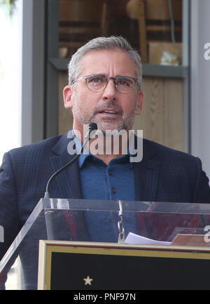 Jennifer Garner geehrt mit Stern auf dem Hollywood Walk of Fame Mit: Steve Carell, Wo: Hollywood, California, United States Wann: 20 Aug 2018 Quelle: FayesVision/WENN.com Stockfoto