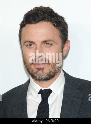 Brooklyn, NY, USA. 20 Sep, 2018. Casey Affleck besucht die New York Premiere für "Der alte Mann und das Gewehr" am 20. September 2018 auf dem Pariser Theater in New York City. Quelle: John Palmer/Medien Punch/Alamy leben Nachrichten Stockfoto