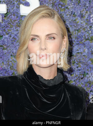 Palisaden, USA. 20 Sep, 2018. - 20. September 2018 - Pacific Palisades, Kalifornien - Charlize Theron. Caruso's Palisades Dorf Eröffnungsgala statt in Palisades Dorf. Foto: PMA/AdMedia Credit: ZUMA Press, Inc./Alamy leben Nachrichten Stockfoto