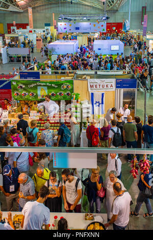 Italien Turin, Lingotto 21 September 2018 Terra Madre - Salone del Gusto Credit: Wirklich Easy Star/Alamy leben Nachrichten Stockfoto