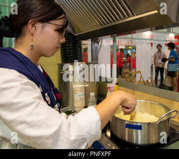 Italien Turin, Lingotto 21 September 2018 Terra Madre - Salone del Gusto - Japan Credit: Wirklich Easy Star/Alamy Live News Stand Stockfoto