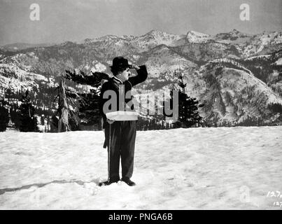 Original Film Titel: GOLD RUSH. Englischer Titel: The GOLD RUSH. Jahr: 1925. Regisseur: Charlie Chaplin. Stars: Charlie Chaplin. Quelle: UNITED ARTISTS/Album Stockfoto